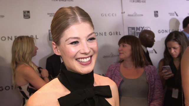 Gone Girl New York Film Festival Premiere - Rosamund Pike Red Carpet Interview