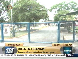 Murió un reo que intentó fugarse de cárcel de los llanos