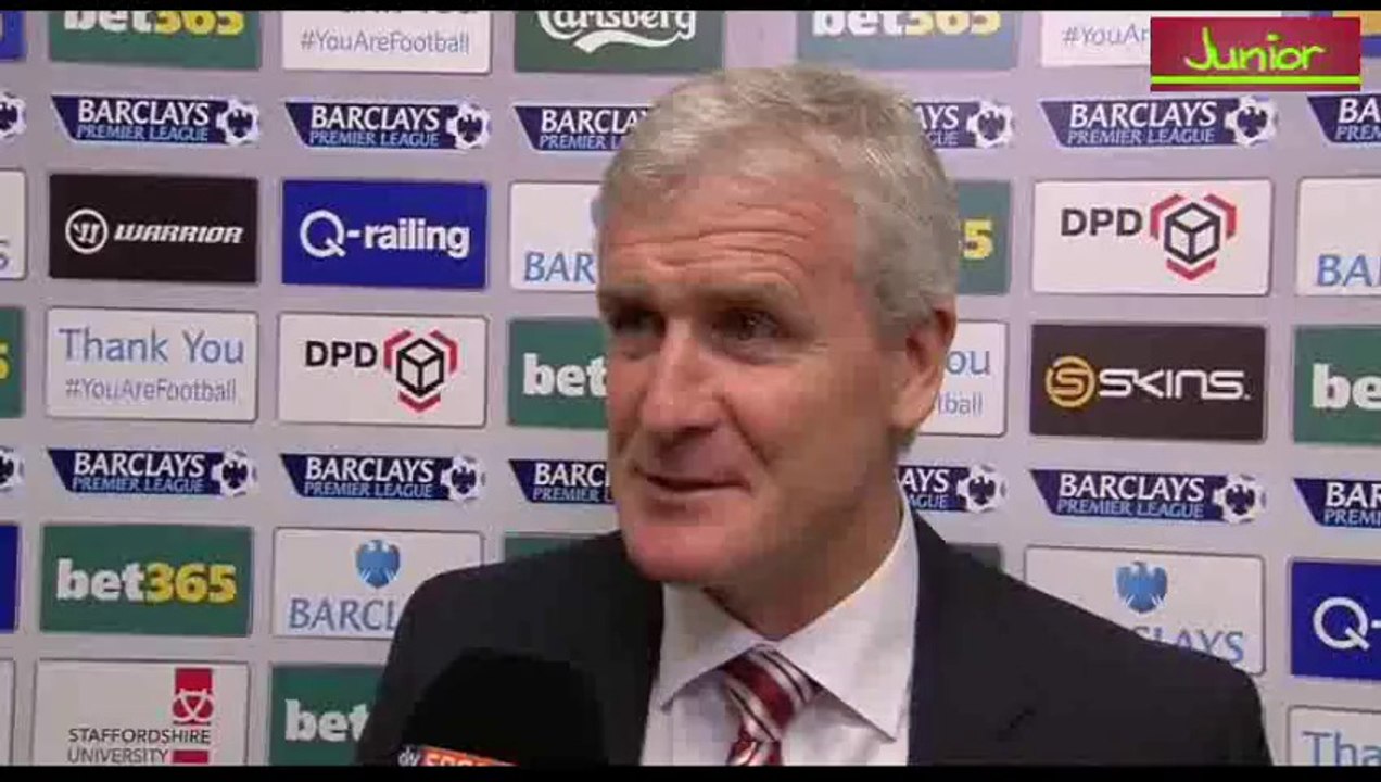 Stoke City 1-0 Newcastle Utd - Mark Hughes - Post Match Interview - 29-09-2014