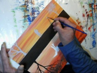 The Angels - Acrylic on canvas Tutorial  by Yannis Koutras "YannisArt"