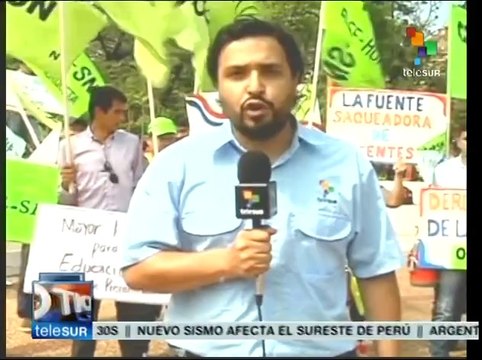 Paraguay: inician profesores de escuelas públicas huelga de 48 horas