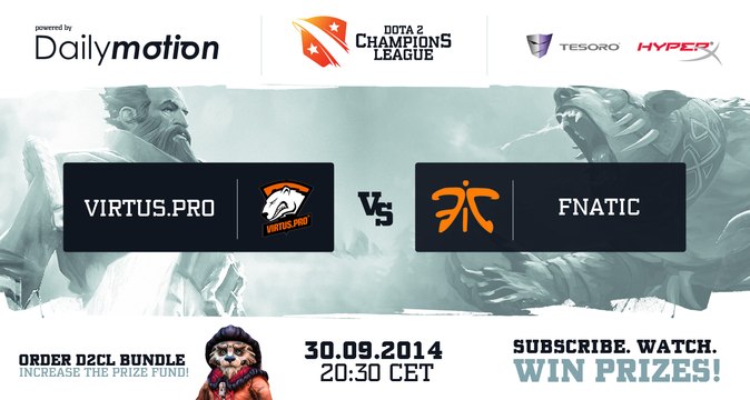 Fnatic vs Virtus.Pro Game 2 - Dota 2 Champions League @DotaCapitalist
