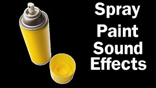 Spray Paint Can, Free Sound Effects, Sound Effect, Spraying