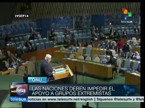 Canciller sirio pide detener apoyo y financiación a grupos extremistas