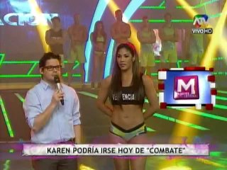 Hija de Karen Dejo le envía tierno mensaje antes de la eliminación