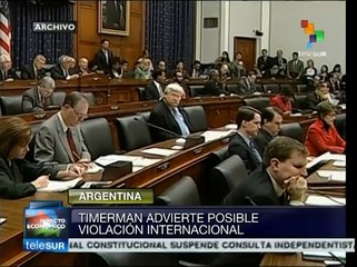 Gob. argentino envió cartas a EE.UU. en rechazo al fallo de Griesa