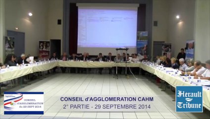 SAINT THIBERY - 2014 - 2/2 - CAHM CONSEIL d'AGGLO du 29 SEPT 2014 ( 2° Partie )
