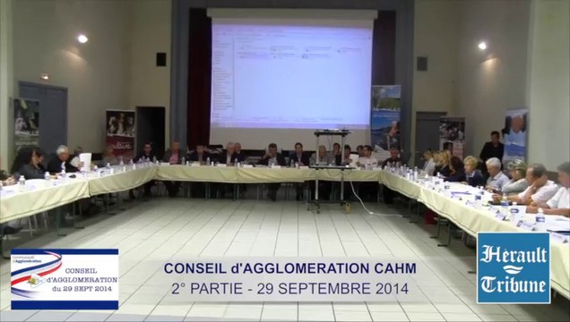 SAINT THIBERY - 2014 - 2/2 - CAHM CONSEIL d'AGGLO du 29 SEPT 2014 ( 2° Partie )