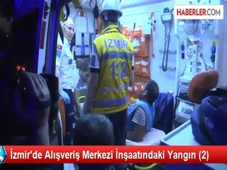 Bayraklı'da Gökdelen İnşaatında Çıkan Yangın Kontrol Altına Alındı