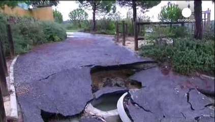 Violents orages et pluies diluviennes dans le Sud de la France