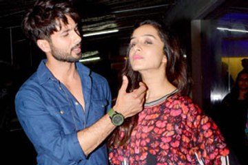 Special screening of Haider: Shahid, Shraddha and Vidya together!