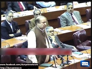 Dunya News-Case filed against Sharif over lying on the floor of National asembly