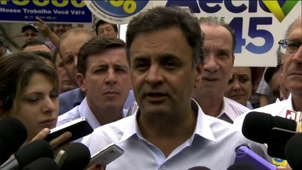 Aécio Neves, Geraldo Alckmin e Orlando Morando fazem arrancada final da campanha em São Bernardo