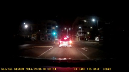 Cops incapable of using turning lanes?
