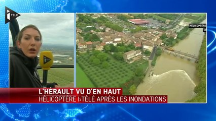 Intempérie dans l'Hérault : Les dégâts vu du ciel
