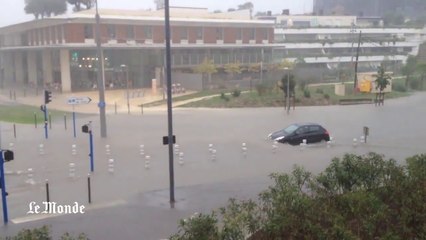 Les vidéos amateur des inondations à Montpellier (Le Monde)