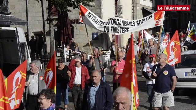 Quimper. 200 retraités manifestent pour leur pouvoir d'achat