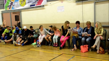 Tchoukball. Pont-de-Vaux 2014. Podium 1.