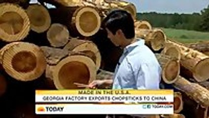 USA is selling chopsticks to China