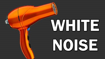 White Noise for babies, blow dryer ASMR 10 hours, relaxing video, sleep aide, hair dryer