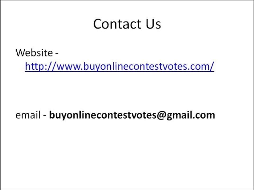 Votes Online