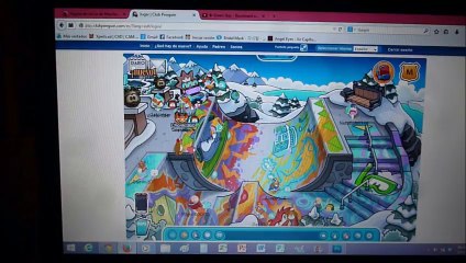 club penguin escuela y skate fiesta tour