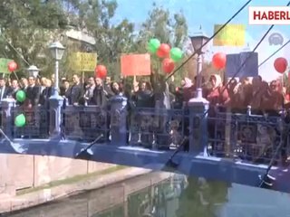 Anne, Baba ve Çocuklarla Yürüyoruz, Balon Uçuruyoruz" Etkinliği