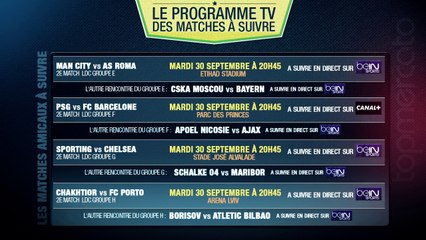 PSG-Barça, Man City-AS Roma, Sporting-Chelsea... Le programme TV des matches de Ligue des Champions du jour !