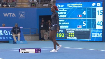 Pékin - V.Williams prend sa revanche contre Garcia