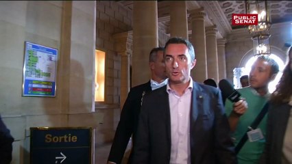 Stéphane Ravier arrive au Sénat
