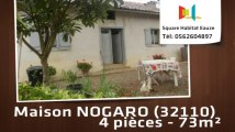 A vendre - Maison/villa - NOGARO (32110) - 4 pièces - 73m²