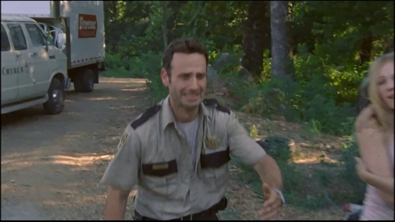 Carl dans The Walking dead