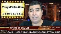 Philadelphia Eagles vs. St Louis Rams Free Pick Prediction NFL Pro Football Odds Preview 10-5-2014