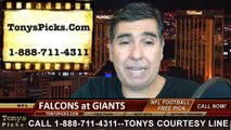 New York Giants vs. Atlanta Falcons Free Pick Prediction NFL Pro Football Odds Preview 10-5-2014