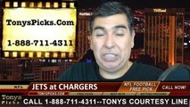San Diego Chargers vs. New York Jets Free Pick Prediction NFL Pro Football Odds Preview 10-5-2014