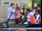 Salario mínimo mexicano no cubre necesidades básicas: CEPAL