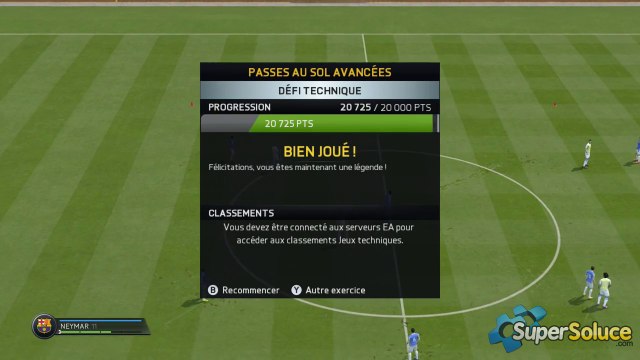 FIFA 15 : Défi Technique passes au sol avancées