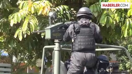 Endonezya'da Terörle Mücadele Tim'lerinden Tatbikat