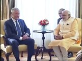 PM Narendra Modi meets US Secretary of Defense Chuck Hagel in DC