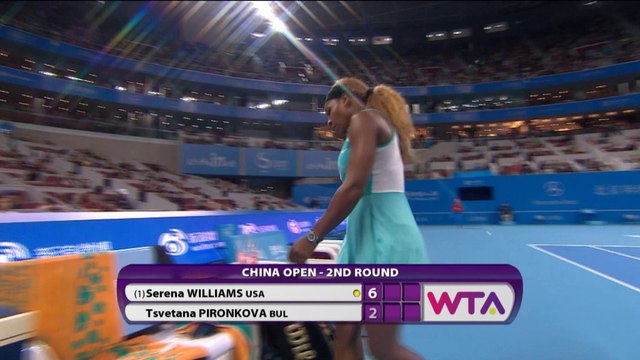 WTA Beijing: Williams bt Pironkova (6-2 6-3)