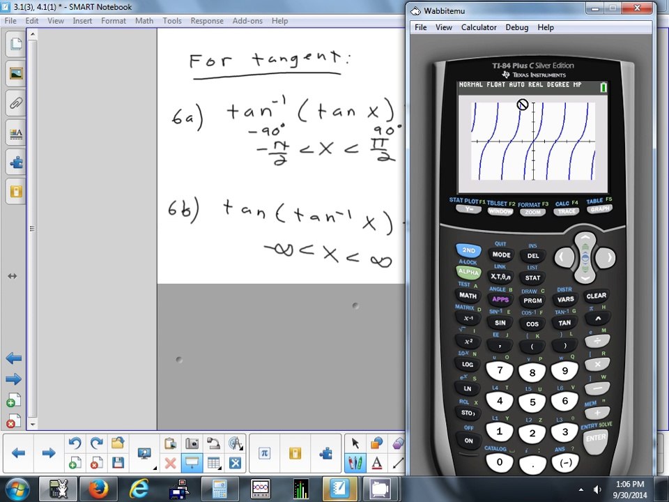 3.1(2) & 4.1(1) Inverse Trigonometry and Right Triangle Trigonometry 9-30-14