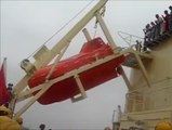 Rescue boat flip - Violent Ship FAIL!
