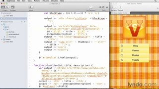 jQuery Mobile Web Applications - Working with YouTube APIs - Playing Video