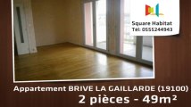 A vendre - Appartement - BRIVE LA GAILLARDE (19100) - 2 pièces - 49m²