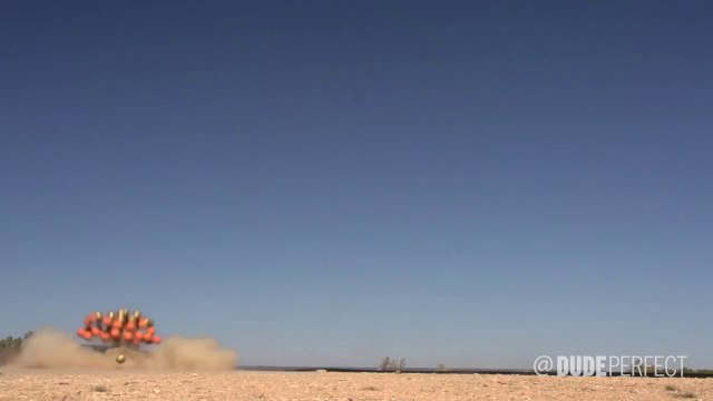 Burst 60 Basketball in one explosion : VIOLENT experiment!