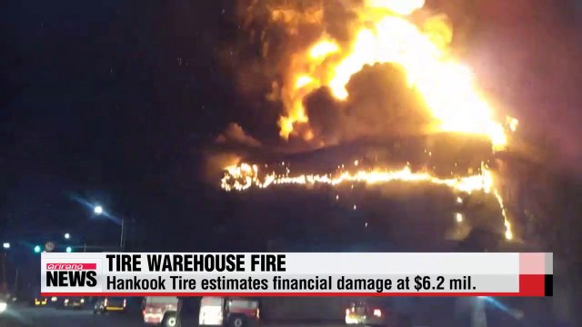 Fire breaks out at nation's largest tire plant, no one hurt