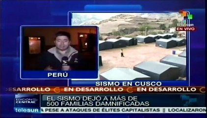 Sismo en Perú: damnificados permanecen a la espera de ayuda