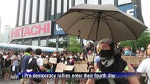 Hong Kong protesters boo China's National Day