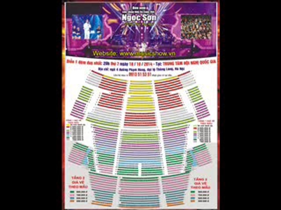 Bán vé Liveshow Dấu ấn cuộc đời Ngọc Sơn 2014 - 0913 51 53 51