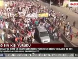 20 Bin Kişi Cizre-Silopi Karayolunda Işid'i Protesto Etti